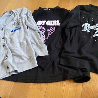 ジディー(ZIDDY)のＺＩＤＤＹ140センチ3点セット(Tシャツ/カットソー)