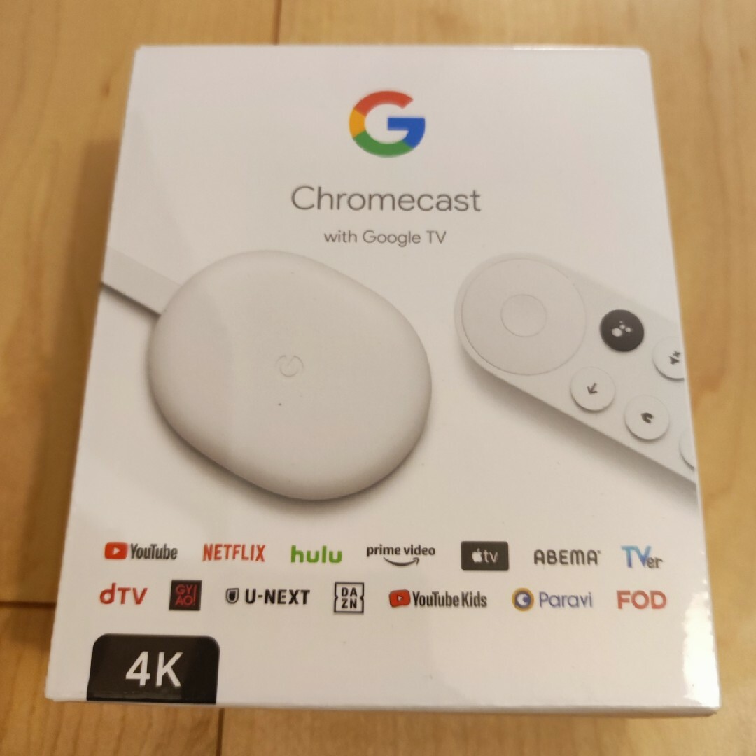 【新品未使用】Chromecast with Google TV 4K