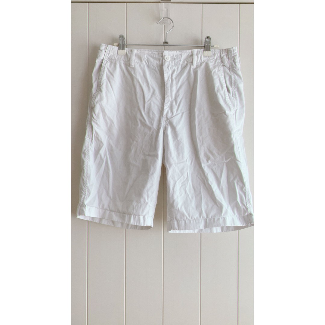 UNIQLO(ユニクロ)のユニクロ チノショートパンツ ホワイト S メンズのパンツ(ショートパンツ)の商品写真