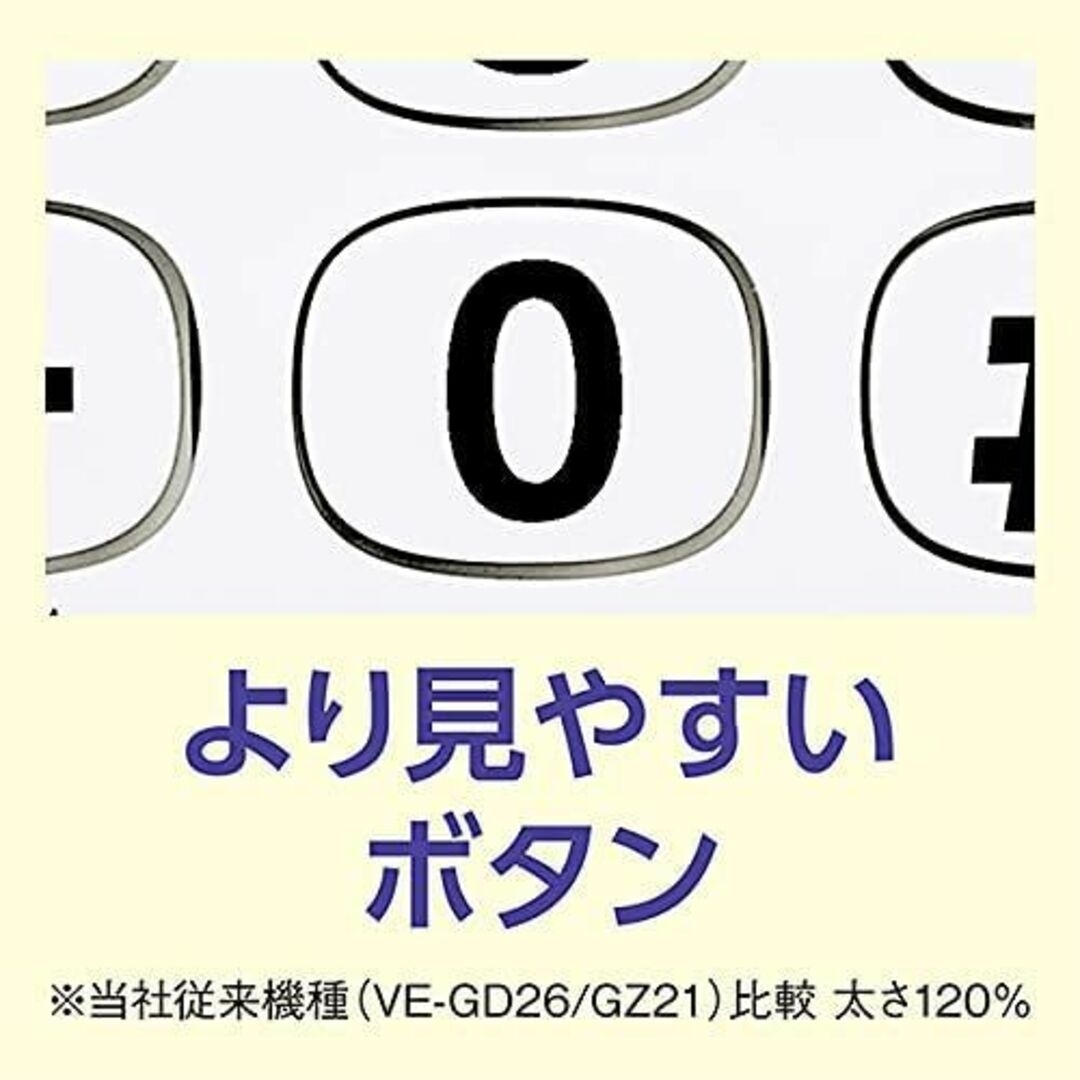 Panasonic(パナソニック)の子機2台付+中継アンテナ(登録済) パナソニック VE-GD27 迷惑電話防止 スマホ/家電/カメラのスマホ/家電/カメラ その他(その他)の商品写真