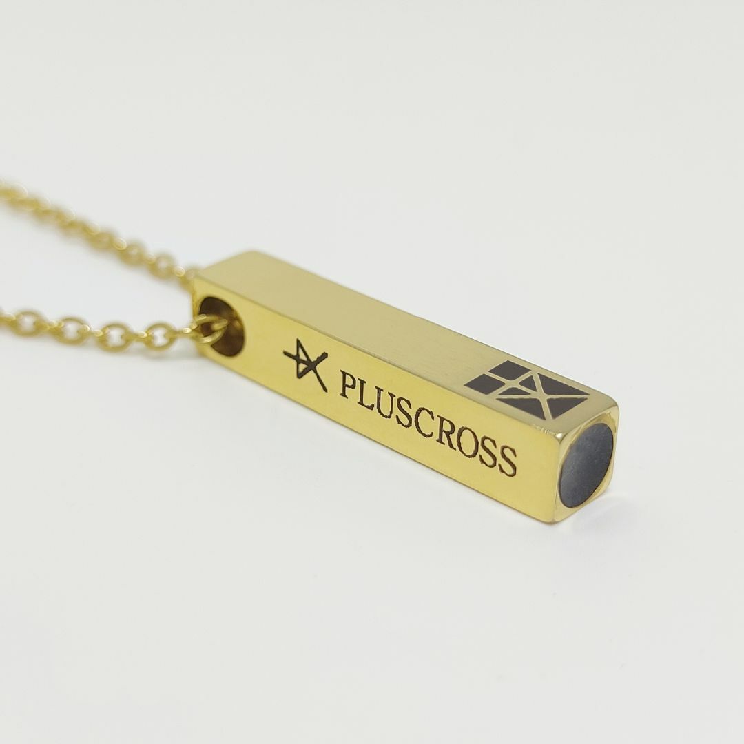 スポーツネックレス PLUSCROSS QC Gold50cm 普段使い