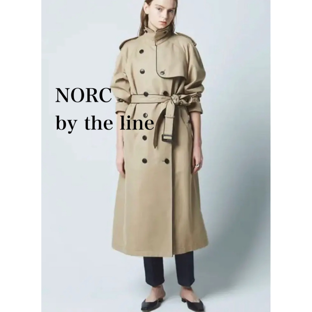 N.O.R.C by the line パイピングトレンチコート-