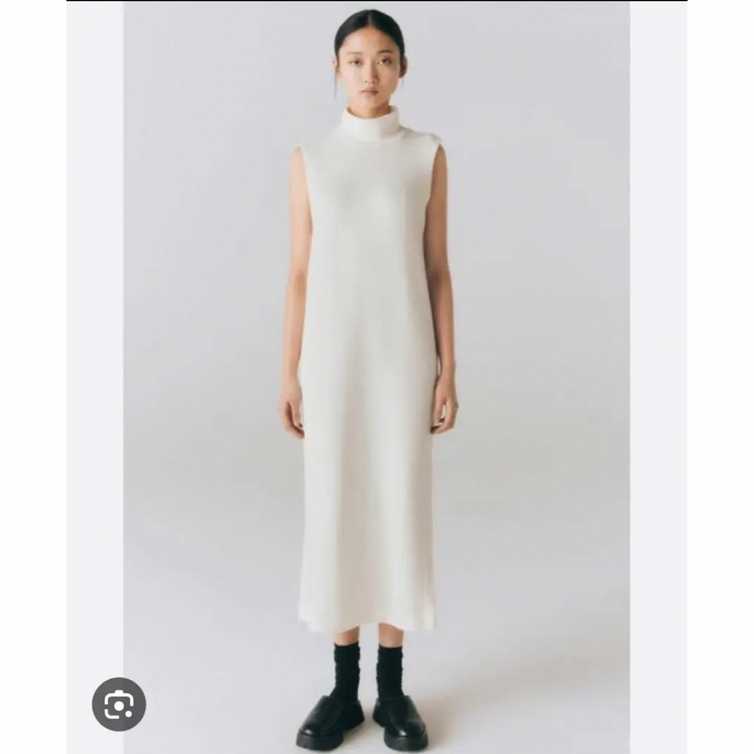 【ZARA】新品未使用♡テクスチャー♡ブレザー♡ワンピース♡ホワイト♡Mサイズ