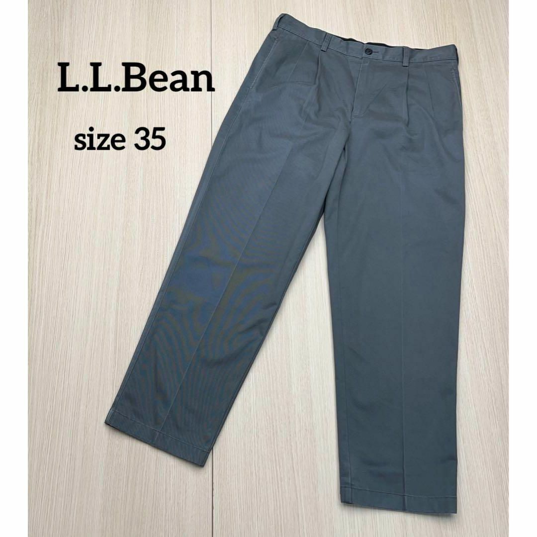 ● L.L.Bean エルエルビーン　メンズ　チノパン　パンツ　ツータック | フリマアプリ ラクマ