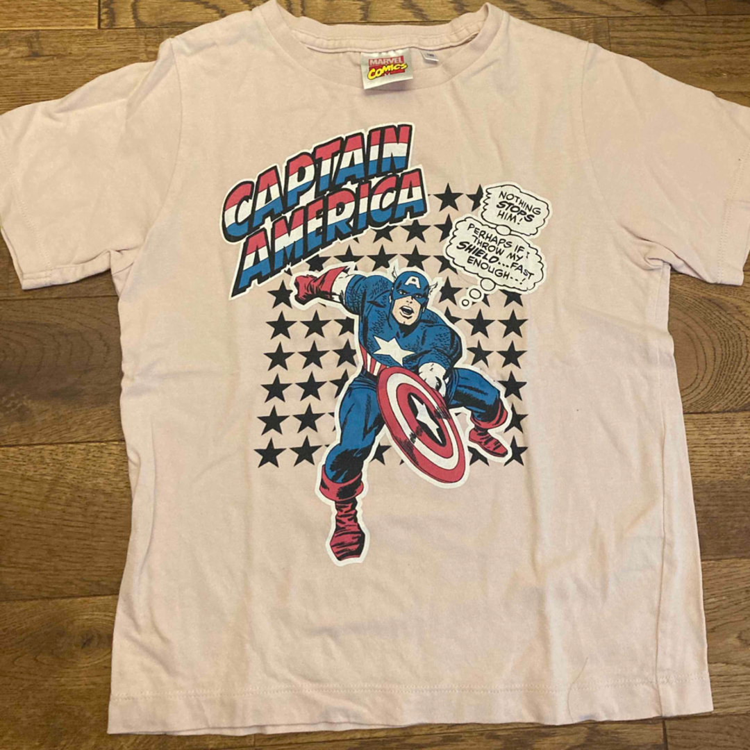 GU(ジーユー)のMARVEL GU キッズTシャツ　2枚セット キッズ/ベビー/マタニティのキッズ服男の子用(90cm~)(Tシャツ/カットソー)の商品写真