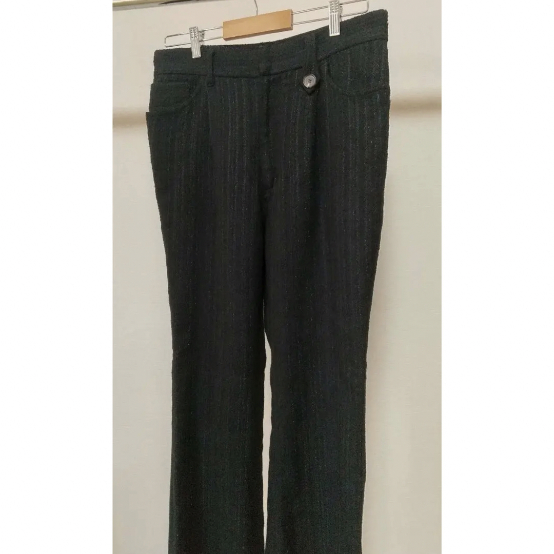 bed j.w. ford 22ss ラメスレッドフレアトラウザーズ