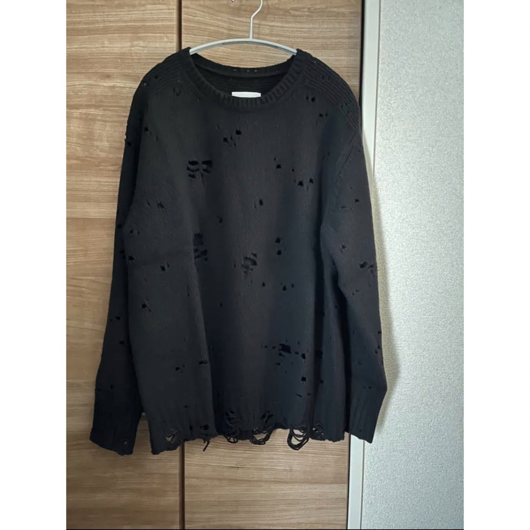 soloist 16AW カシミヤ グランジ ニット ダメージ ソロイスト | フリマアプリ ラクマ