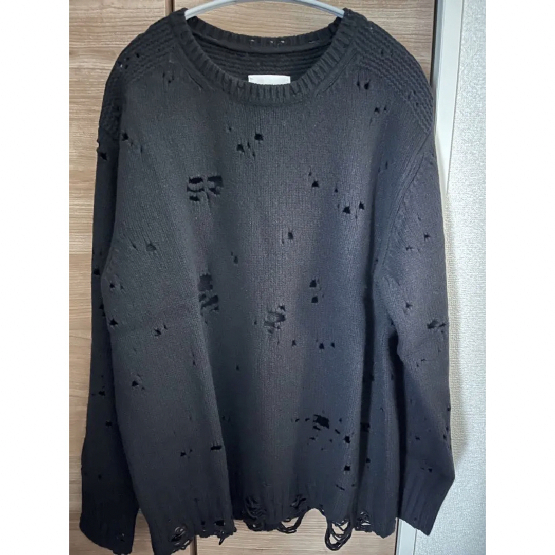 soloist 16AW カシミヤ グランジ ニット ダメージ ソロイスト-www