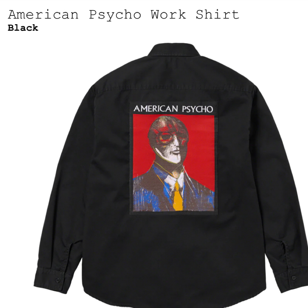 supreme american psycho サイズS Black