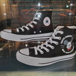 コンバース(CONVERSE)のTDR40周年 ミッキーマウスのCONVERSE ハイカットスニーカー22.5㌢(スニーカー)