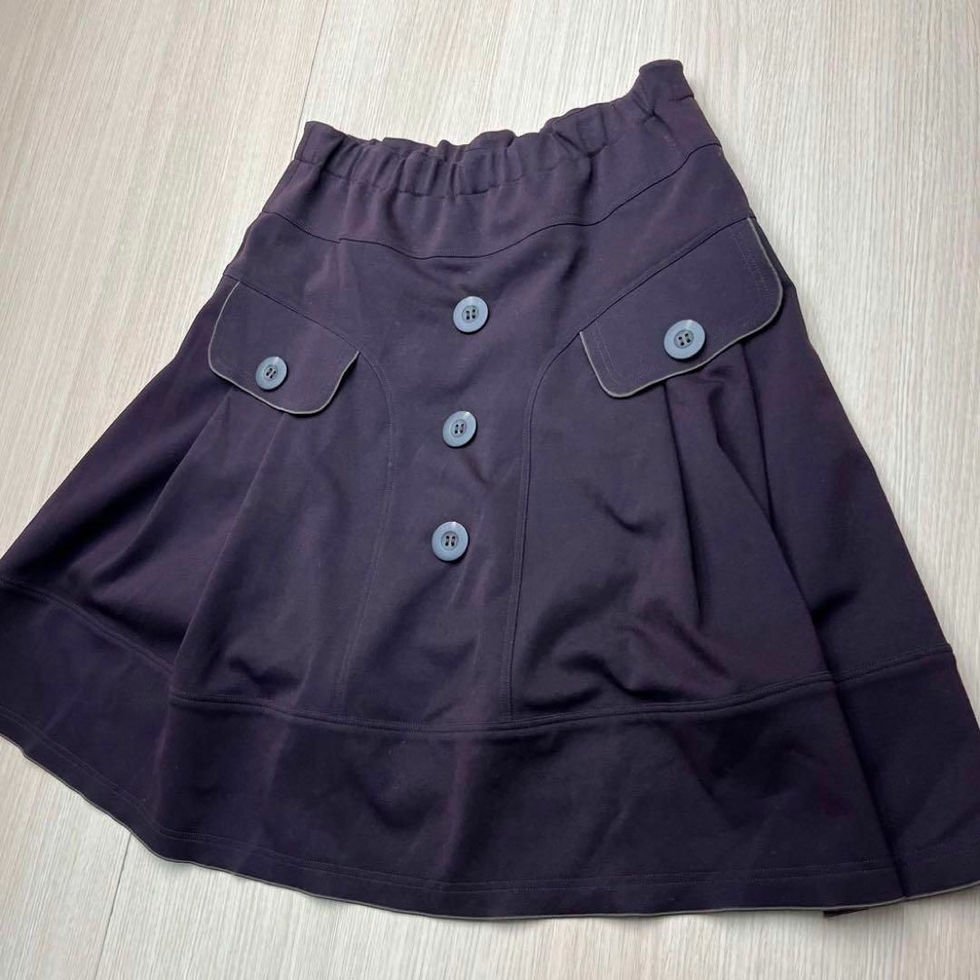○ E-clat イークラット EIKO KONDO フレアスカート - ひざ丈スカート