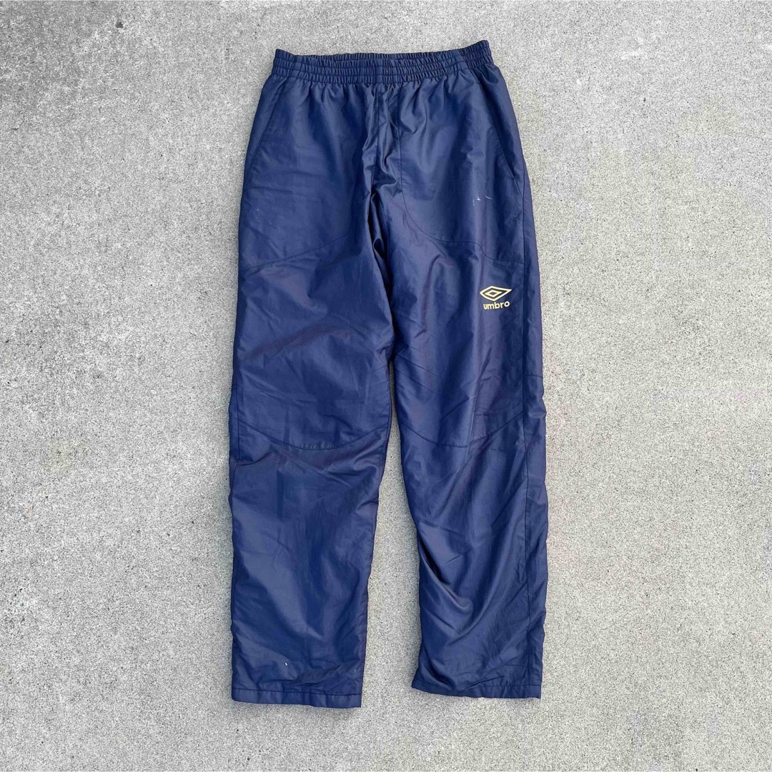 OLD UMBRO nylon pants テック系 紺 archive-