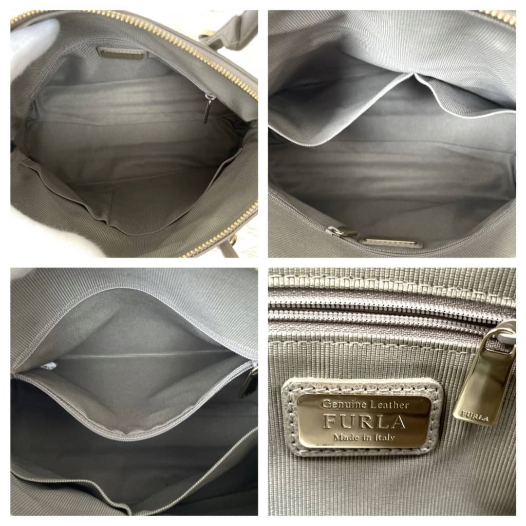 Furla - 美品☆FURLA フルラ パイパー ショルダーバッグ グレージュ