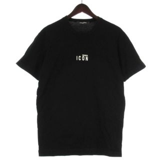 ディースクエアード(DSQUARED2)のディースクエアード 21SS ICON Tシャツ 半袖 プリント ブラック M(Tシャツ/カットソー(半袖/袖なし))