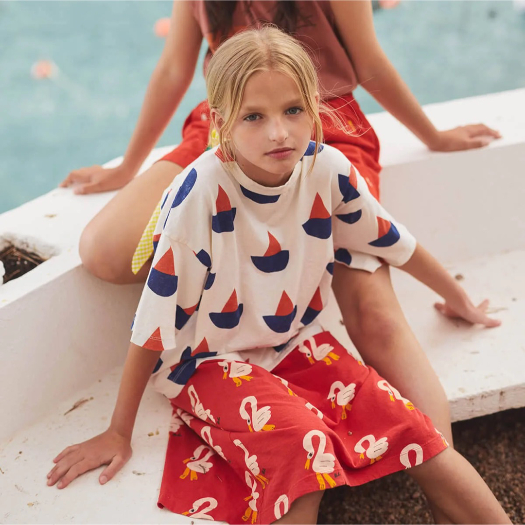 BOBO CHOSES Sail Boat short sleeve T