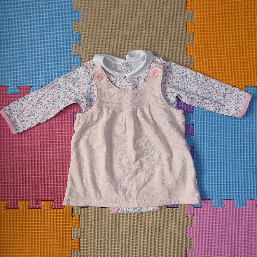 mikihouse(ミキハウス)のロンパース　ワンピース　ミキハウス キッズ/ベビー/マタニティのベビー服(~85cm)(ロンパース)の商品写真