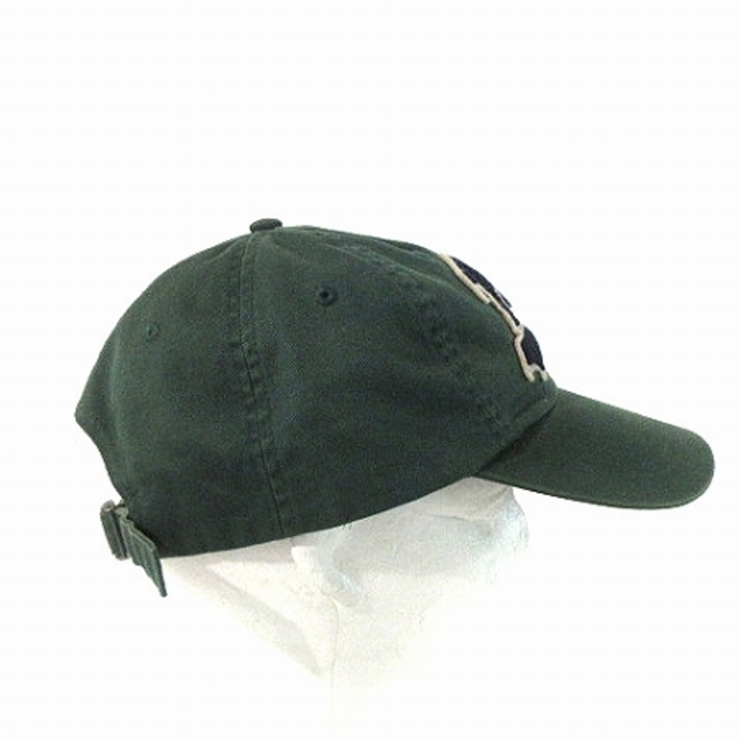 ポロ ラルフローレン キャップ 帽子 スクリプトロゴ カーブドバイザー 緑