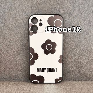 マリークワント(MARY QUANT)のiPhone12 マリークワント  デイジー柄  モバイルケース (iPhoneケース)