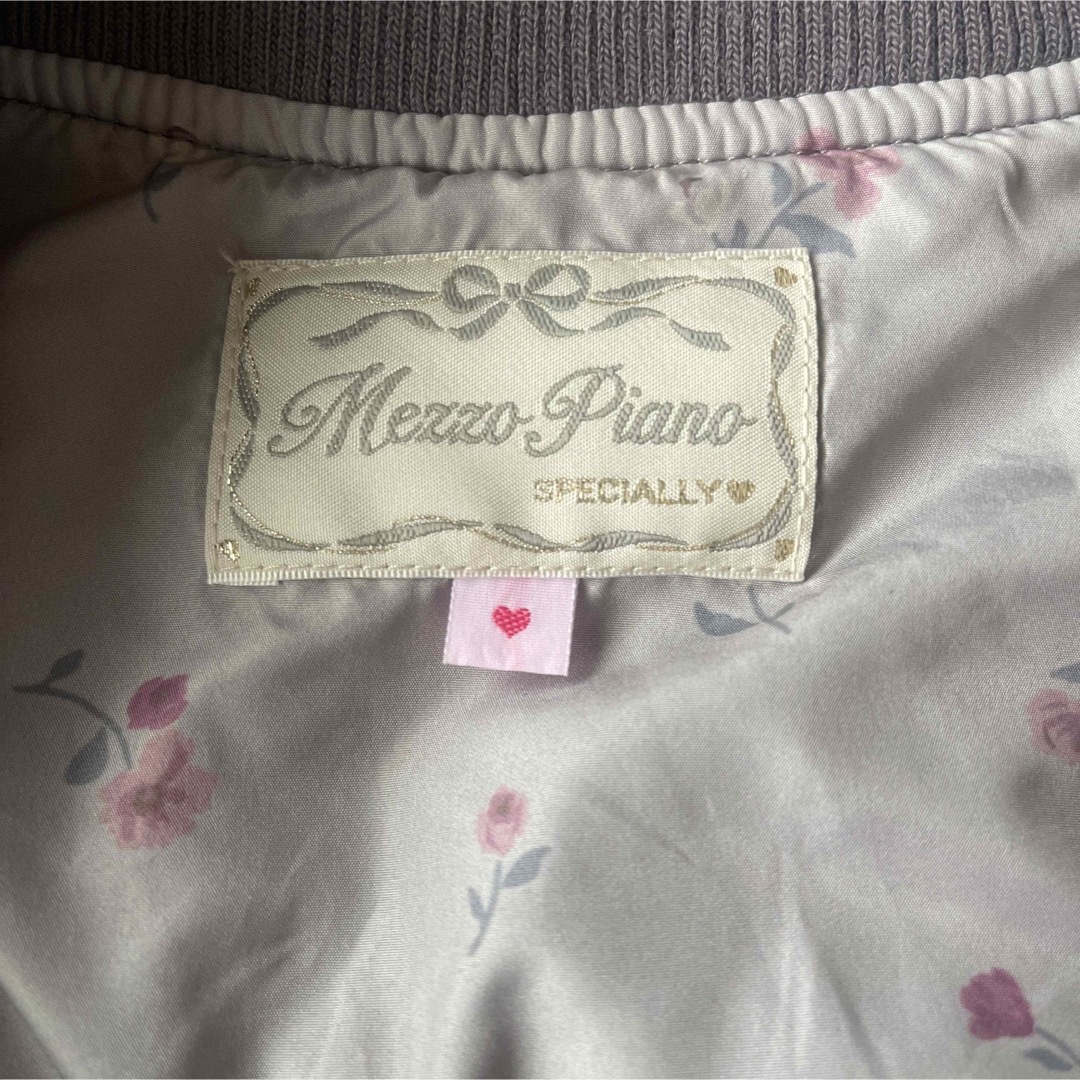 mezzo piano(メゾピアノ)のメゾピアノ　ブルゾン上着 キッズ/ベビー/マタニティのキッズ服女の子用(90cm~)(ジャケット/上着)の商品写真