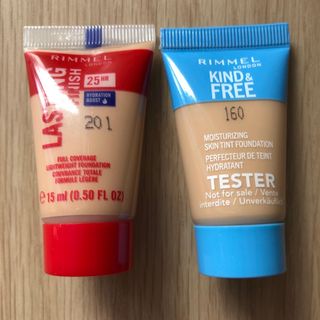 リンメル(RIMMEL)の最終値下げ品　リンメル　ファンデーションセット　試供品(サンプル/トライアルキット)