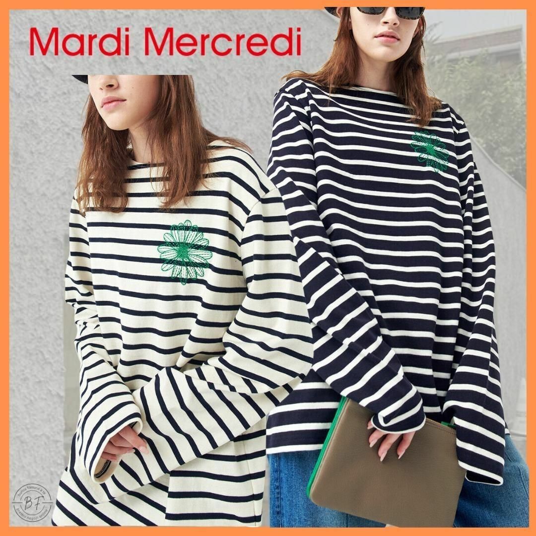 MARDI MERCREDI Tシャツ LONG SLEEVE 韓国限定 - Tシャツ(長袖/七分)