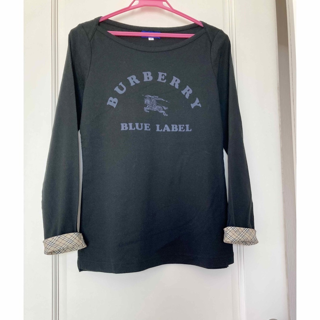 美品 希少 バーバリーブルーレーベル ホースマーク入り トップス Tシャツ