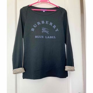 バーバリーブルーレーベル(BURBERRY BLUE LABEL)の【新品未使用】バーバリー ブルーレーベル　カットソー　38 (カットソー(長袖/七分))