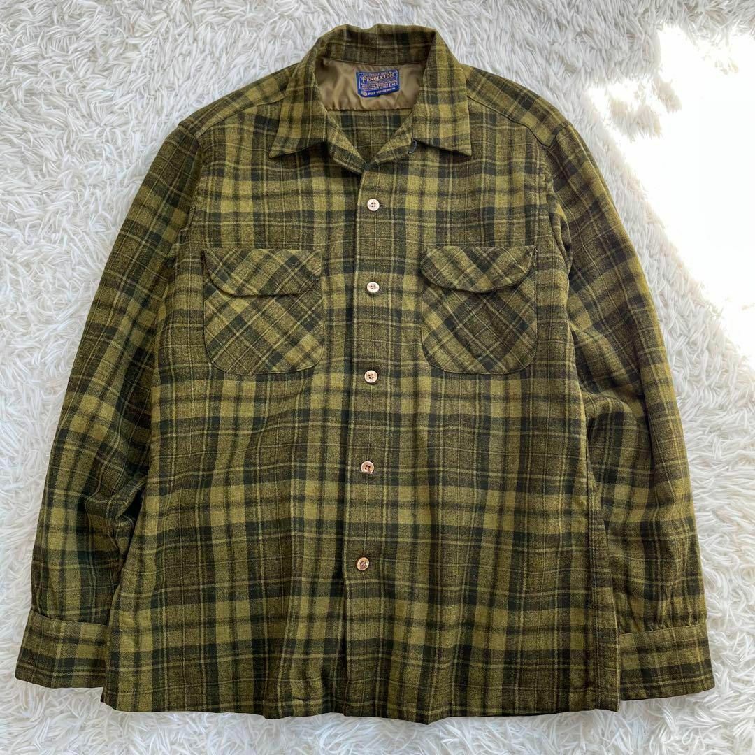 60's PENDLETON ネルシャツ チェックシャツ - シャツ