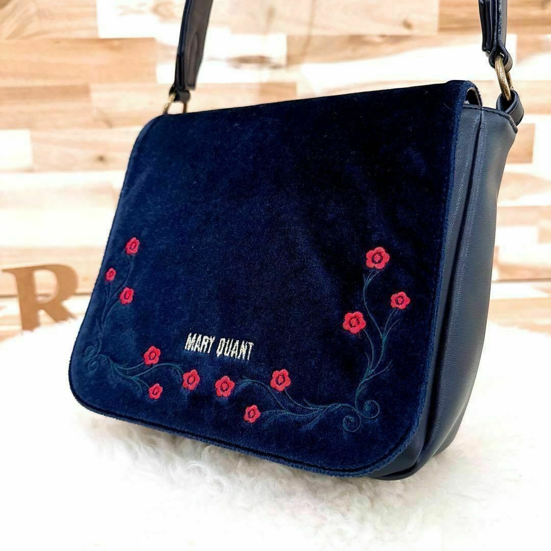 MARY QUANT 】マリークワント 刺繍 ハンドバッグ 新品 - ハンドバッグ
