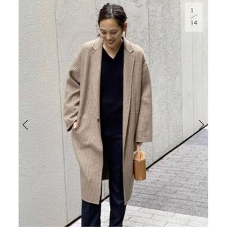 ドゥーズィエムクラス チェスターコート(レディース)(チェック)の