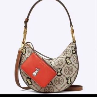 新品未使用】【希少】TORY BURCH ラビット ハンドバッグ ジャガード(ショルダーバッグ)