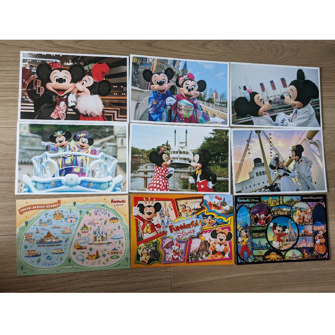 Disney(ディズニー)のディズニーポストカード エンタメ/ホビーのおもちゃ/ぬいぐるみ(キャラクターグッズ)の商品写真