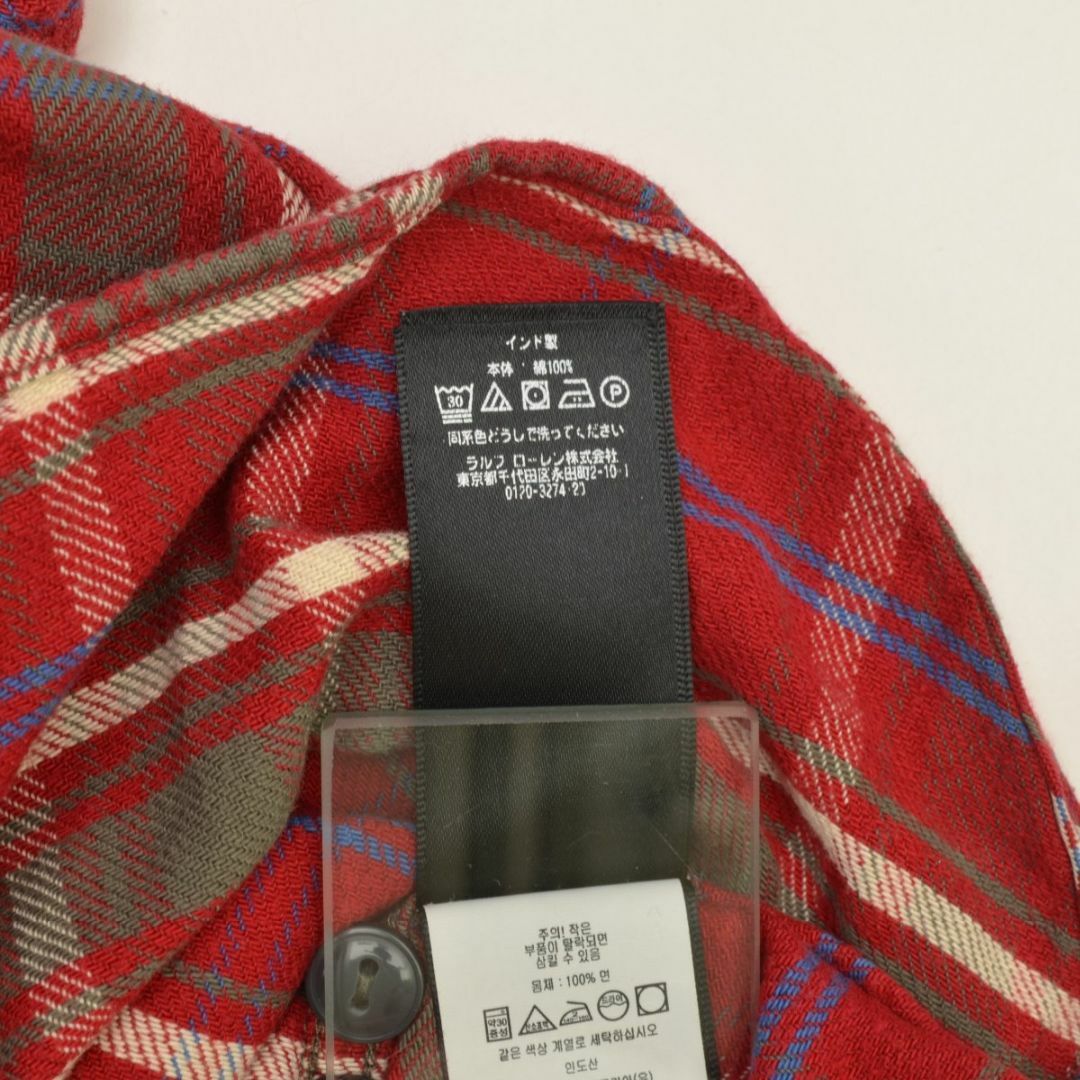 RRL - 【RRL/DOUBLERL×RonHerman】22SSチェックワーク長袖シャツの通販