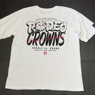 ロデオクラウンズワイドボウル(RODEO CROWNS WIDE BOWL)のロデオクラウンズ 刺繍バックロゴ 半袖Tシャツ(Tシャツ/カットソー(半袖/袖なし))