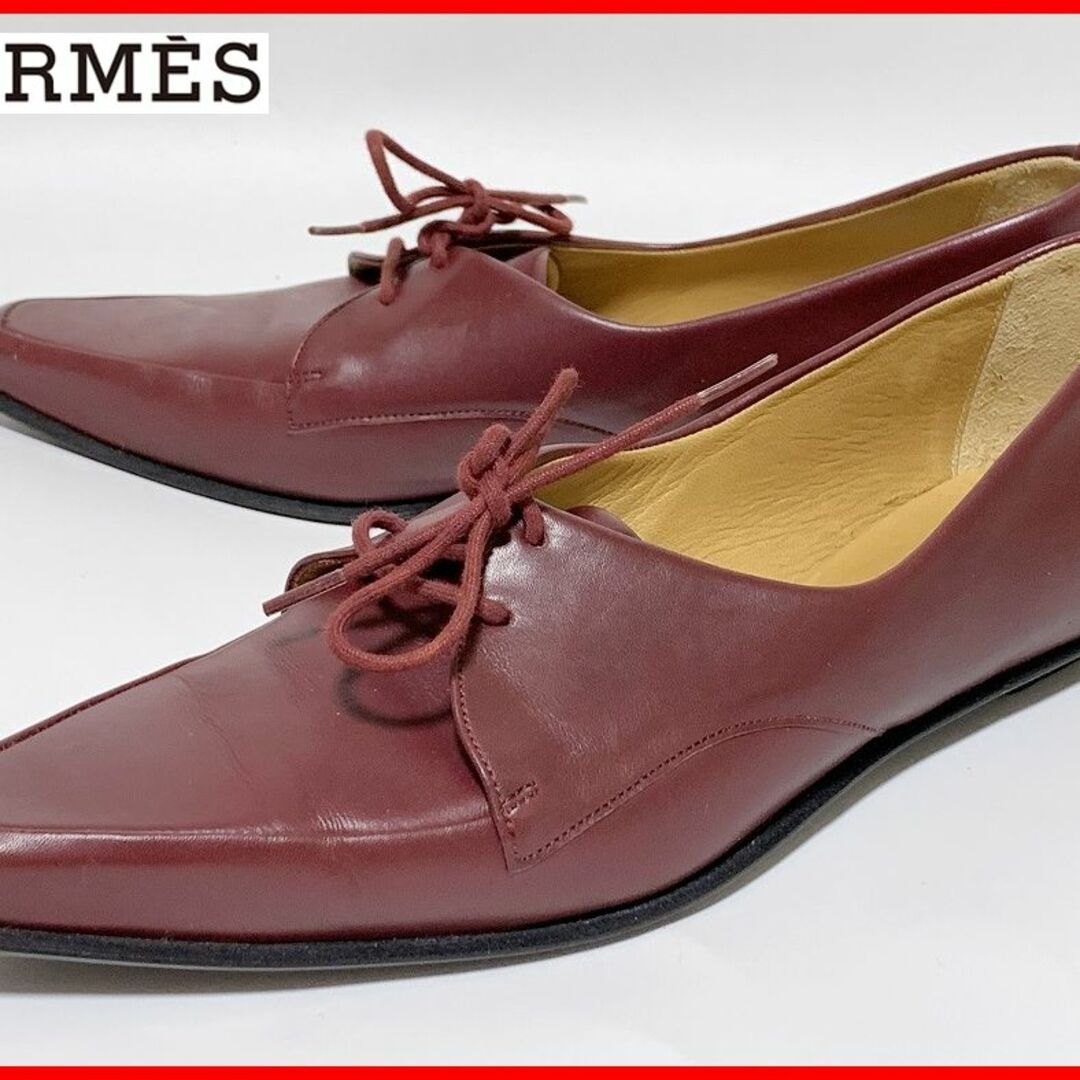 Hermes(エルメス)のHERMES エルメス 36≒23cm パンプス 赤系 jtl レディースの靴/シューズ(ハイヒール/パンプス)の商品写真