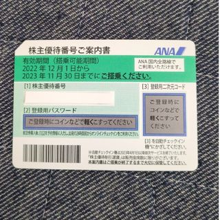 ANA株主優待券 1枚 2023/11末迄(ショッピング)