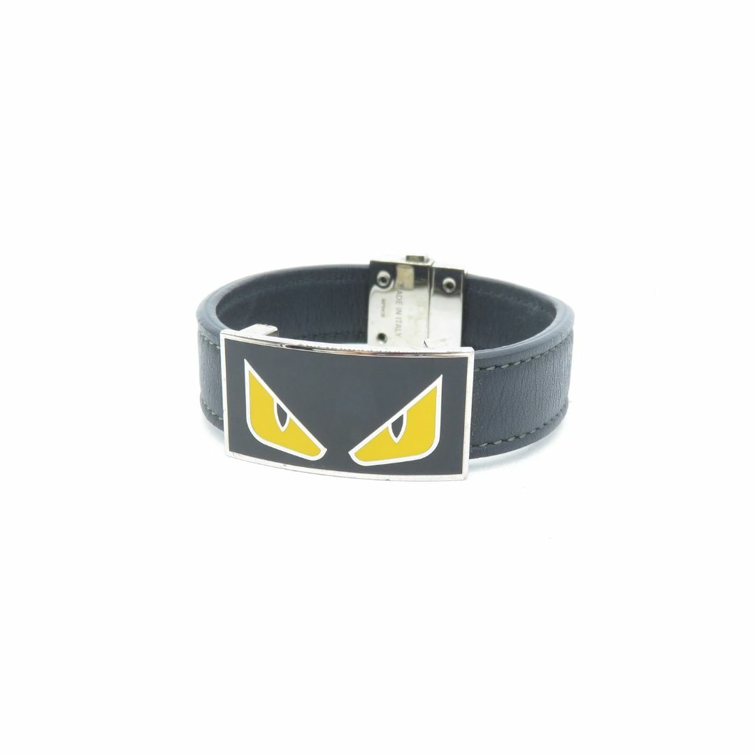 FENDI MONSTER BAGBUGS LEATHER BRACELET