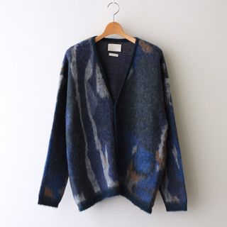 ヨーク(YOKE)のYOKE ROTHKO JACQUARD CARDIGAN(カーディガン)