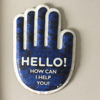 アニヤハインドマーチ(ANYA HINDMARCH)のアニヤハインドマーチ　レザー　hello ステッカー　新品(その他)