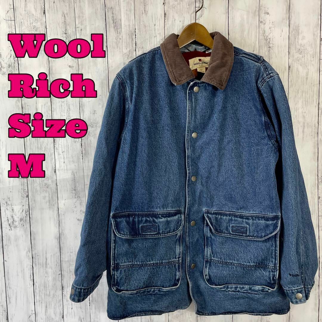 WOOLRICH - ウールリッチ 高級素材ライナー サイズＭ デニムジャケット