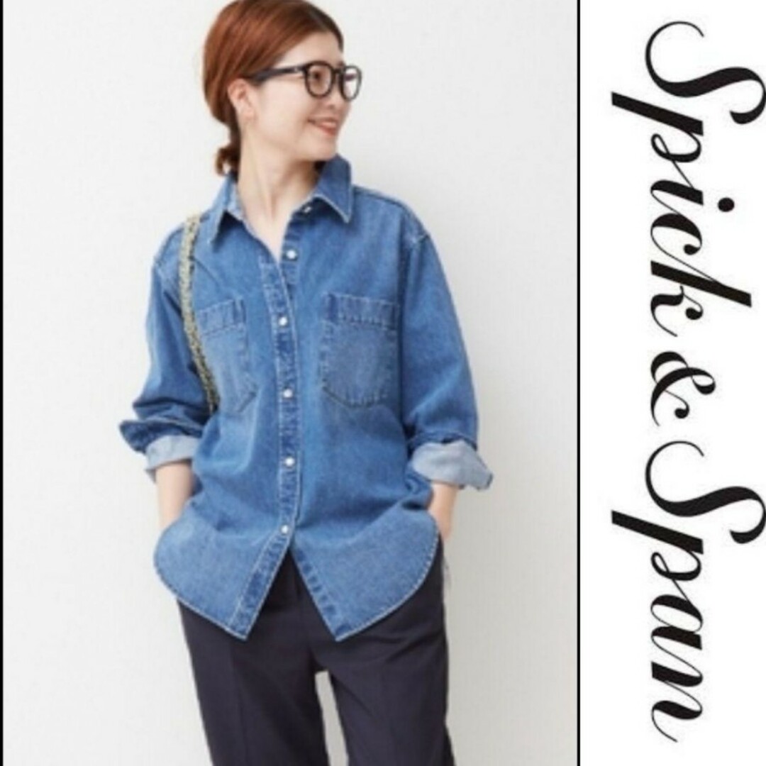 新品♡定価1.6万円  大人気商品♪Spick & Span デニムシャツ