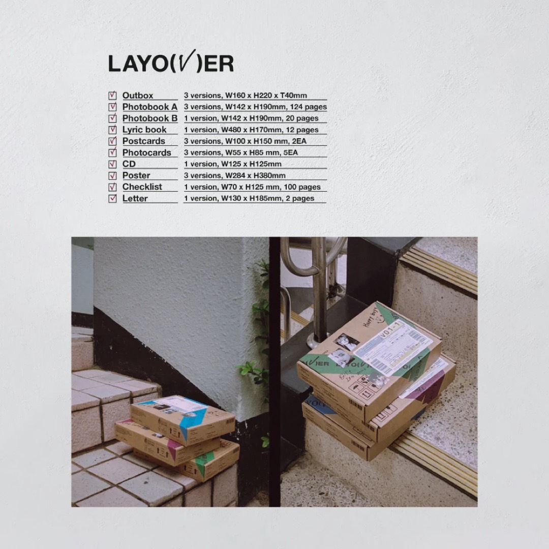 防弾少年団(BTS) - BTS テテ テヒョン v layover トレカ 新品未使用 紫