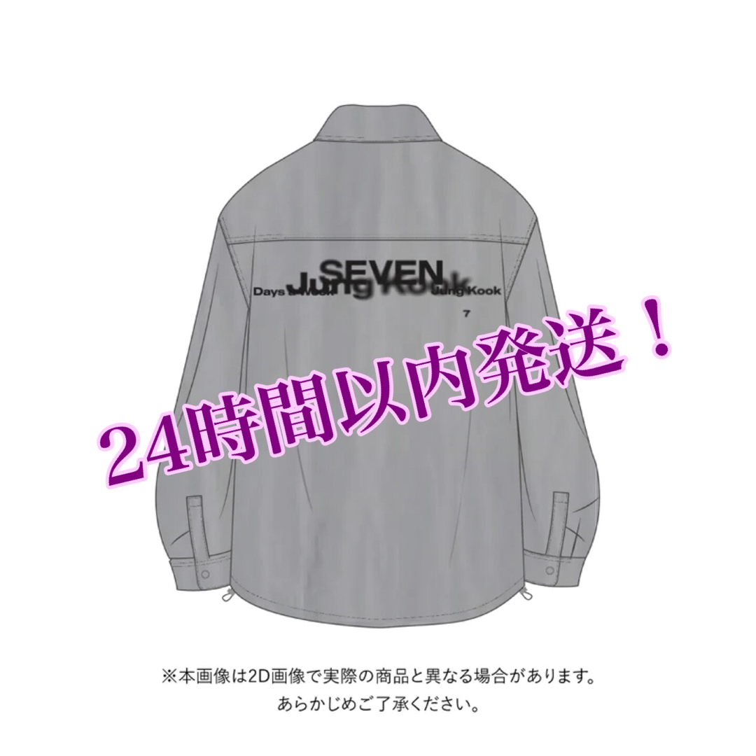 BTS ジョングク トレカなしseven SHIRT シャツ Lサイズ