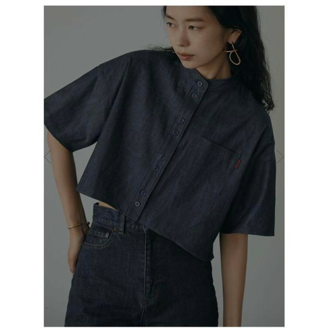 AMERI / OTONA COMPACT DENIM SHIRT