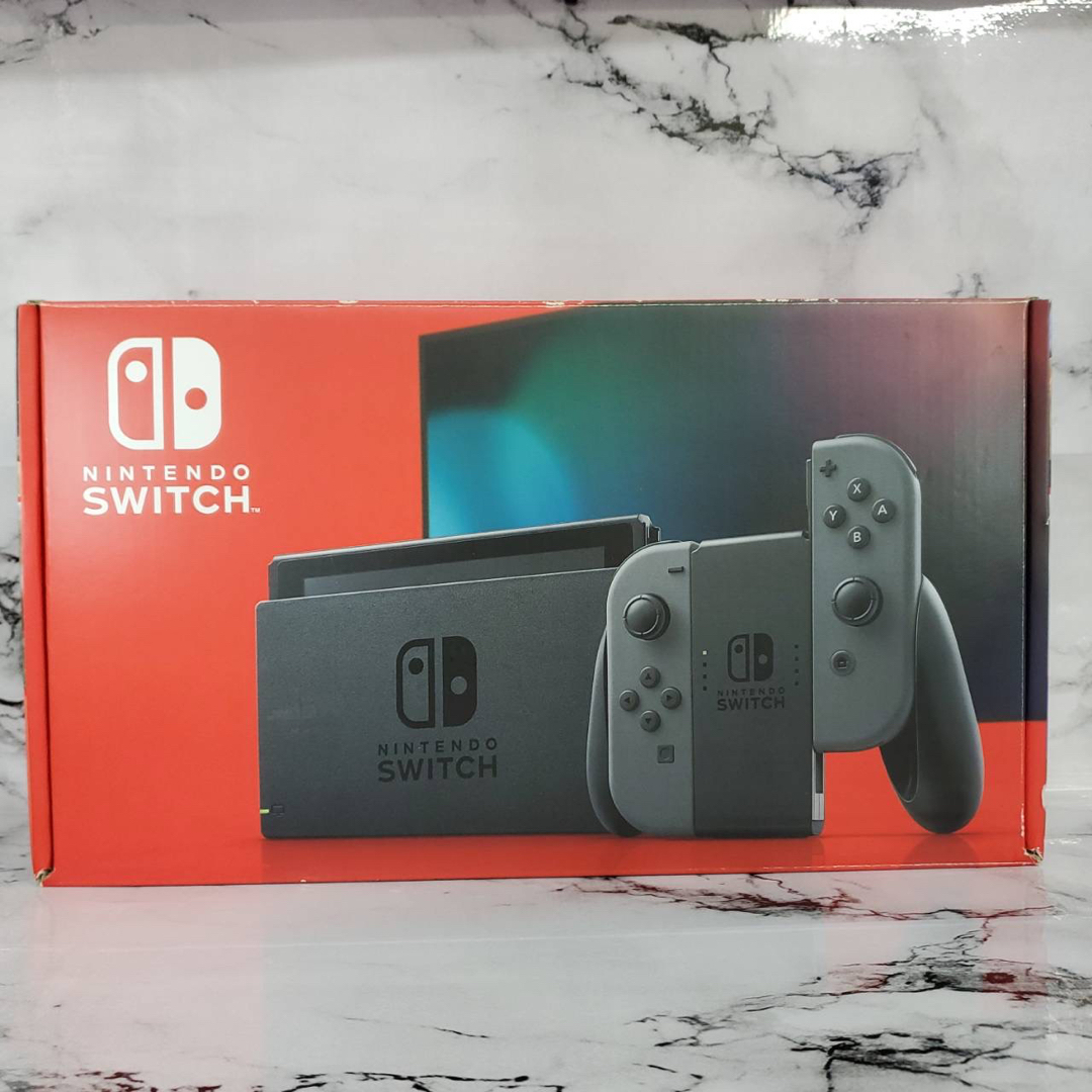 任天堂【動作確認済み】Nintendo Switch  グレー　バッテリー強化型HAD