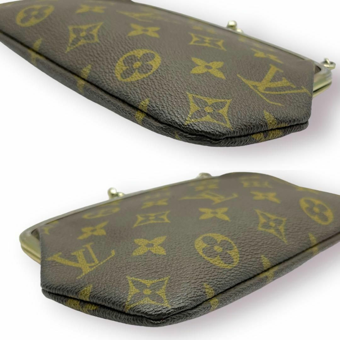 【良品】LOUIS VUITTON モノグラム がま口 ポーチ USA限定