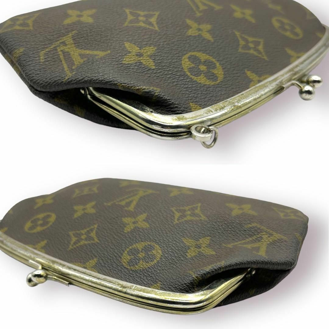 【良品】LOUIS VUITTON モノグラム がま口 ポーチ USA限定