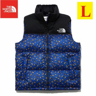 ノースフェイス(THE NORTH FACE) ダウンベスト(メンズ)（ブルー 