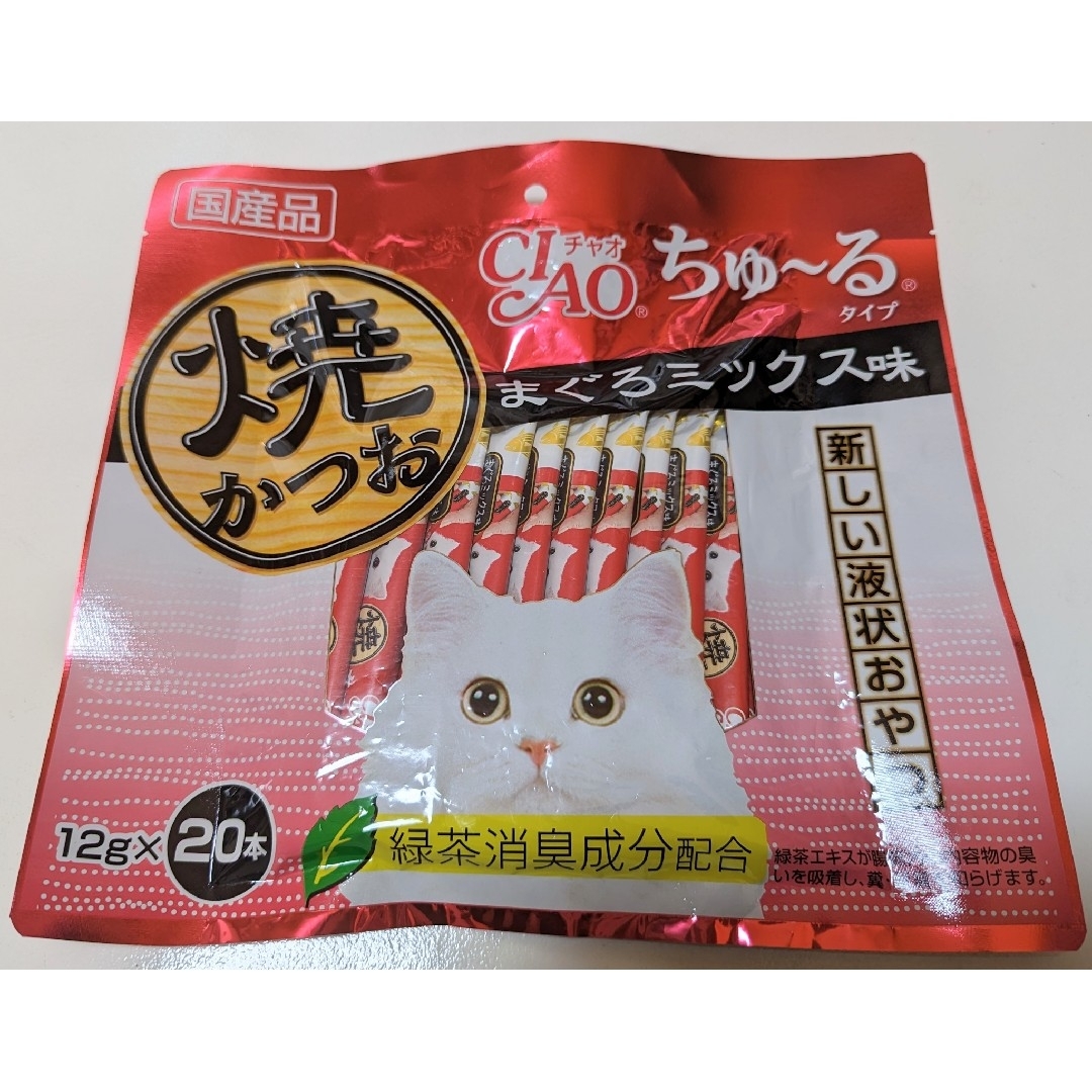 【62%OFF!】 いなば 焼きかつお カツオミックス味 猫用ペットフード