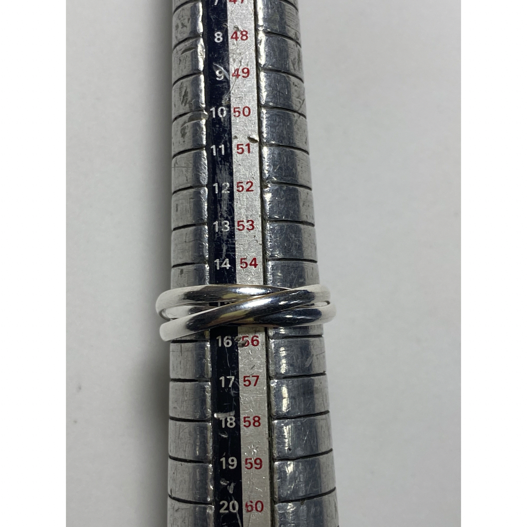 三連2mm トリニティ 結婚指輪シンプル シルバー925リング アクセ 三連2mm トリニティ 結婚指輪シンプル シルバー925リング アクセ